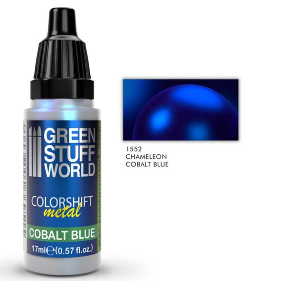 927d85e186f46c4e4d2a158497b06968.jpg Green Stuff World Chameleon Colorshift Metal Cobalt Blue 17ml - Image 1