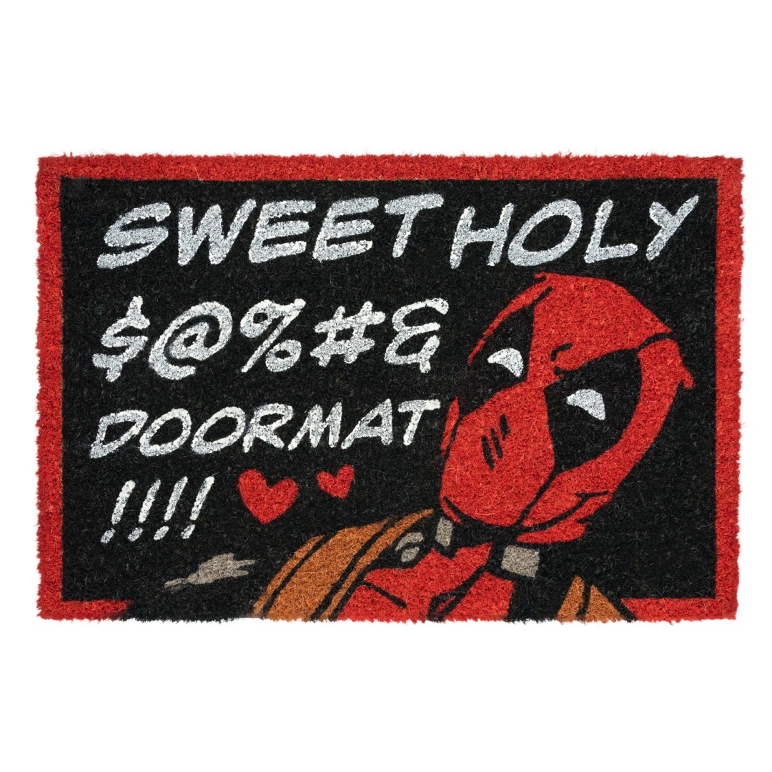 928dbc3bcb0a94796282f634d77b0740.jpg Marvel Deadpool Doormat - Image 1