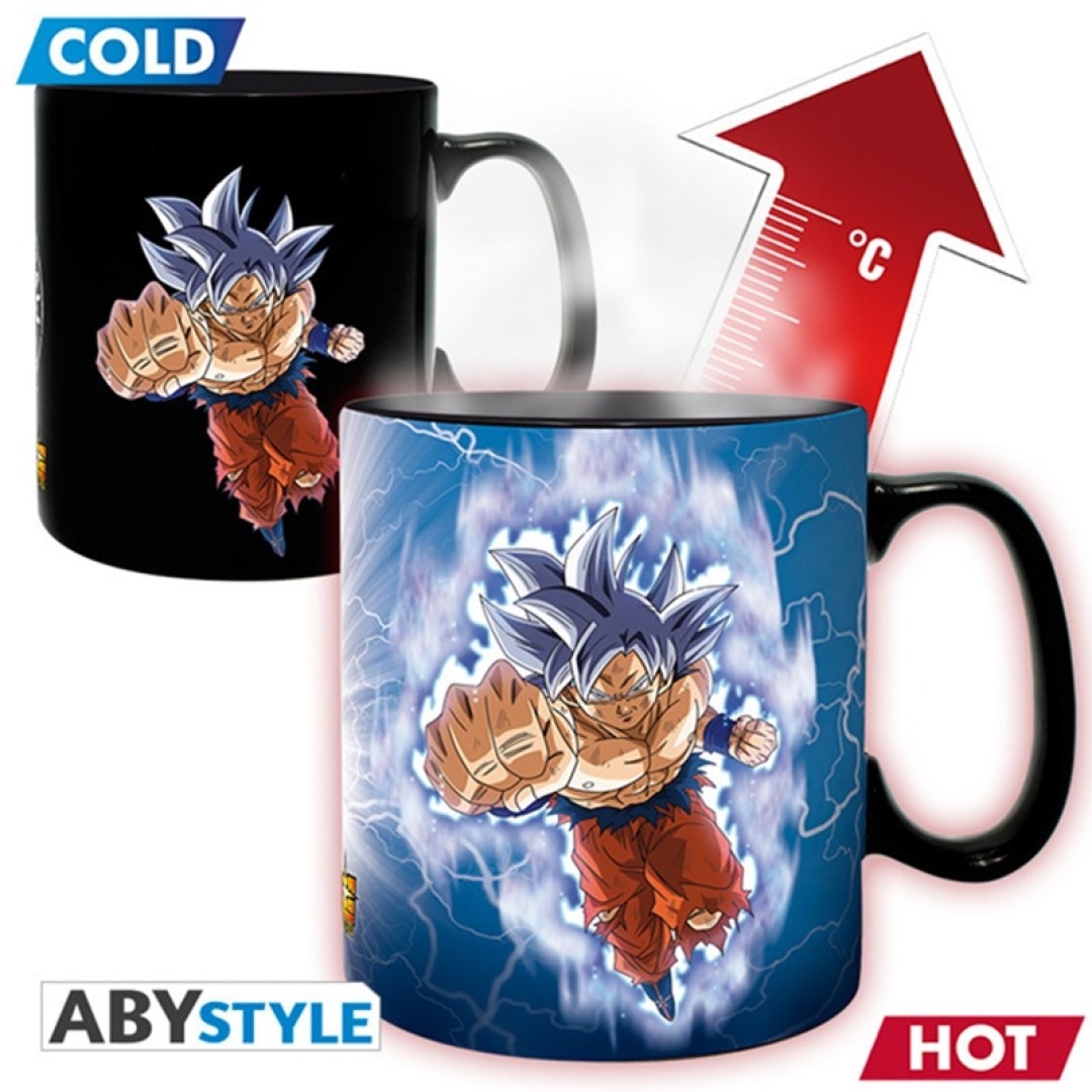 92930762e57c0fe07686042f5e9f0e90-1.jpg Dragon Ball Super Goku vs Jiren Heat Change Mug 460ml - Image 1