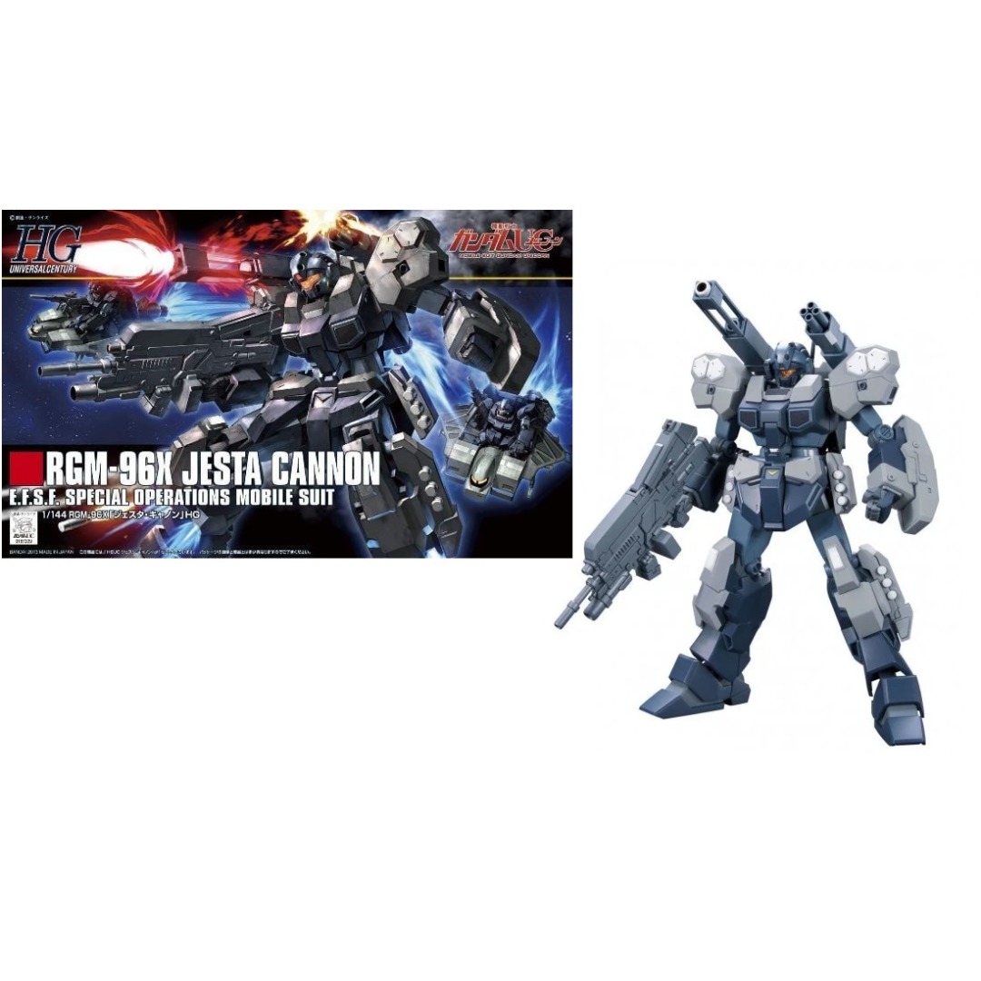 935b8e3ee17d824bda6342f18e5eddfa.jpg Gundam Jesta Cannon HGUC 1/144 Bandai Model Kit - Image 1