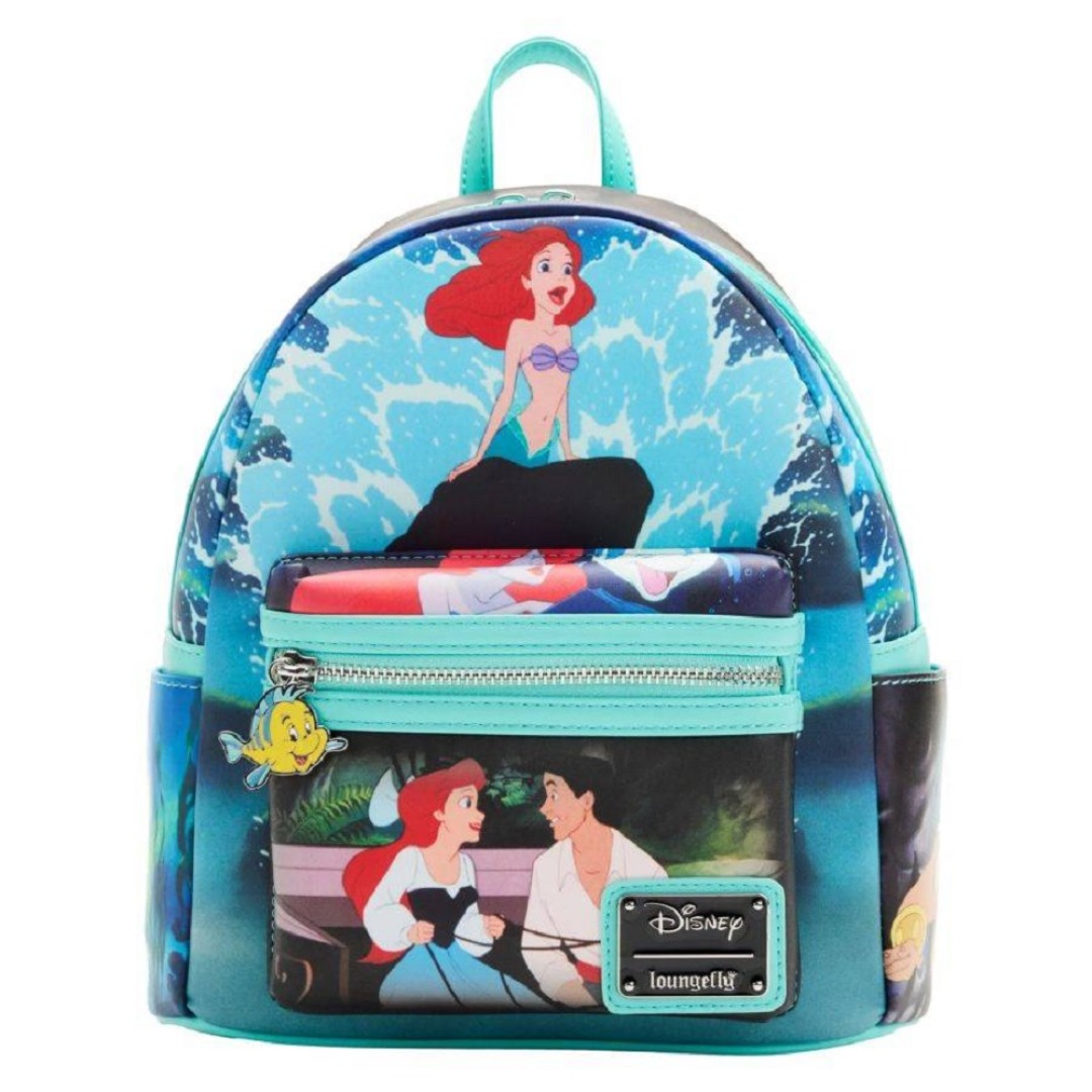 93c916f112eec6fec579dd33955c5eae-1.jpg Disney The Little Mermaid Loungefly Backpack - Image 1