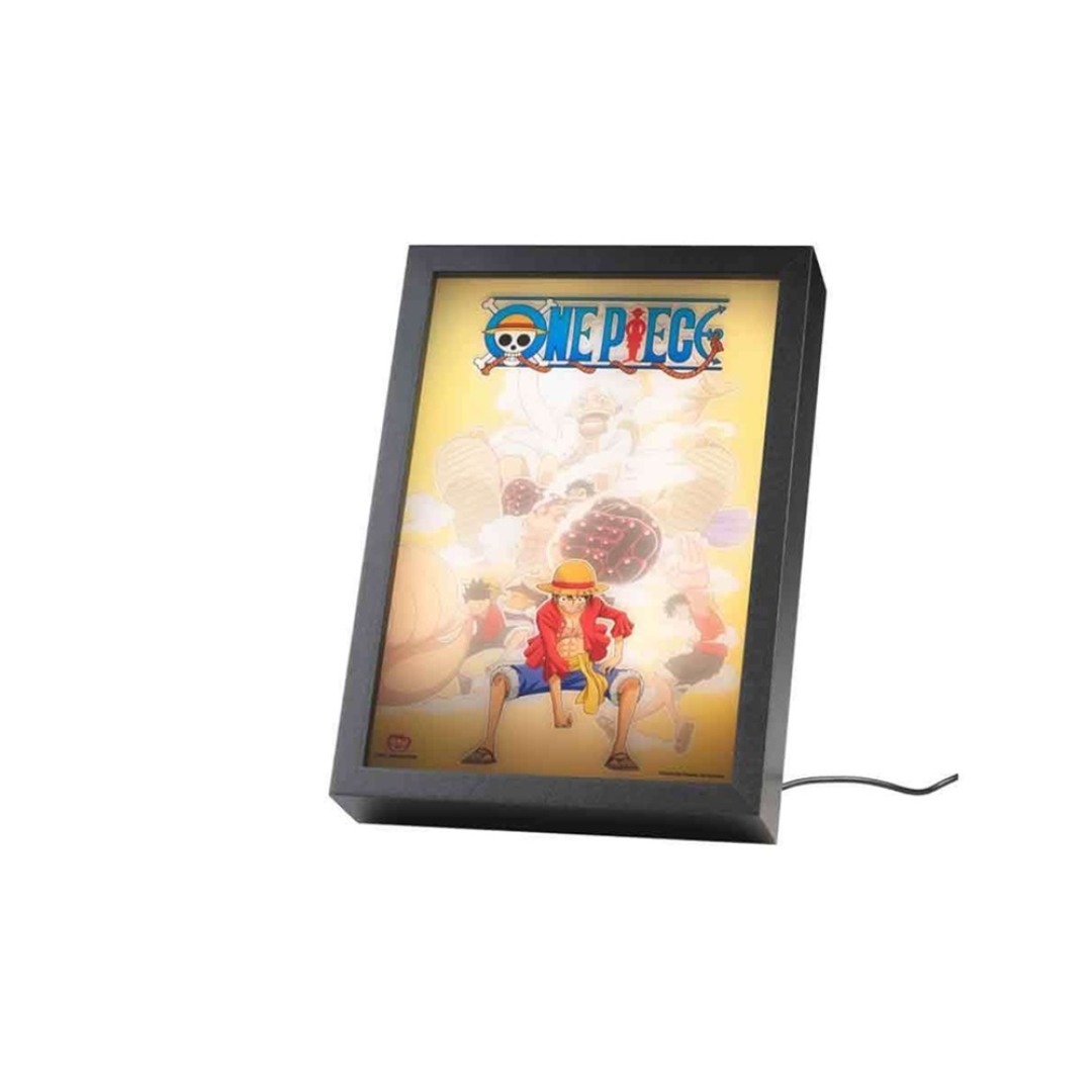 940d4111e53003d85ea7c87d7ade374d.jpg One Piece Monkey D. Luffy Framed LED Print 28x20x5cm - Image 1