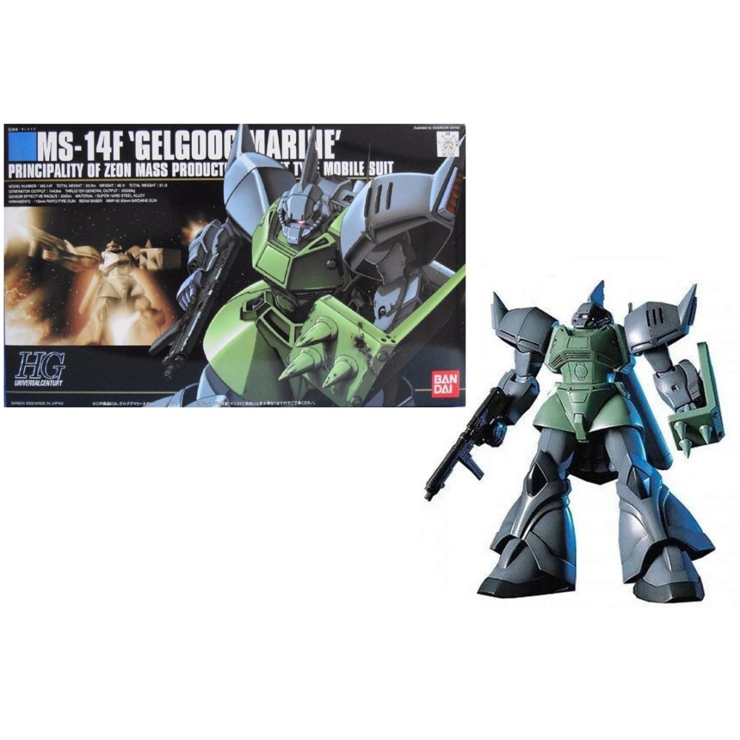 941059614d32d66262af2008f5c874d8.jpg Gundam Gerloog Marine HGUC 1/144 Bandai Model Kit - Image 1