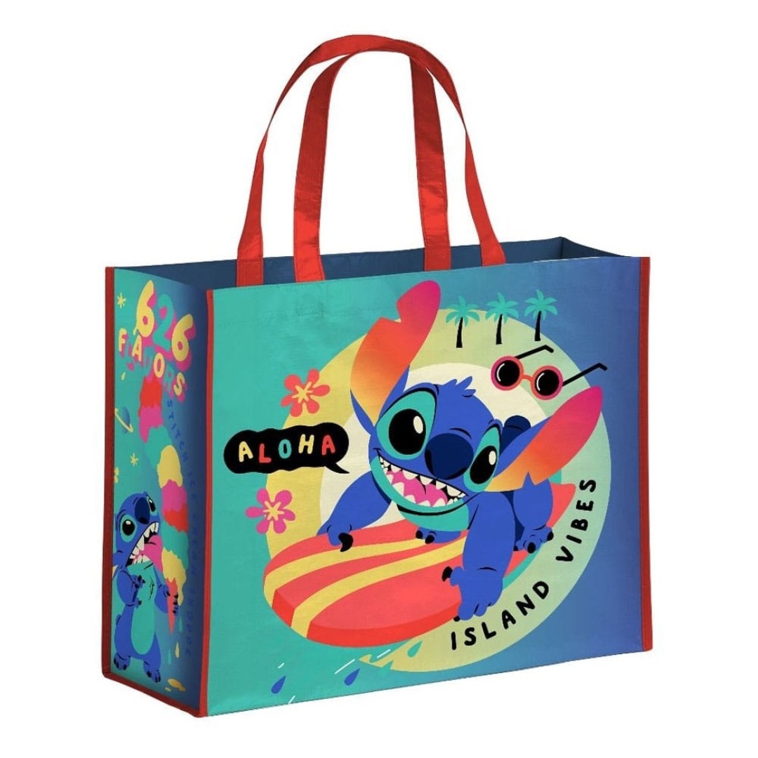 94eca42637d28ac9a7925e089882cae0.jpg Disney Stitch Island Vibes Shopping Bag - Image 1