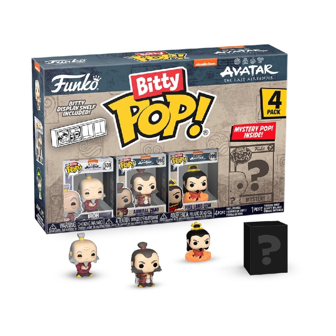 95577310a8c9c0f50cc7cc6775739744.jpg Funko Bitty POP! Avatar The Last Airbender Iroh 4 Pack - Image 1