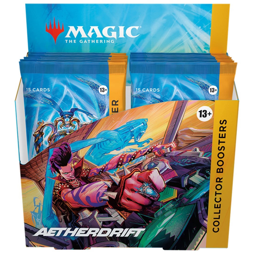 962876b02a782839e66d4b3992fcbd5b.jpg Magic The Gathering TCG: Aetherdrift Collector Booster Box - Image 1