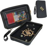 Enhance Community Dice Organizer Case & XL Rolling Tray (Black)