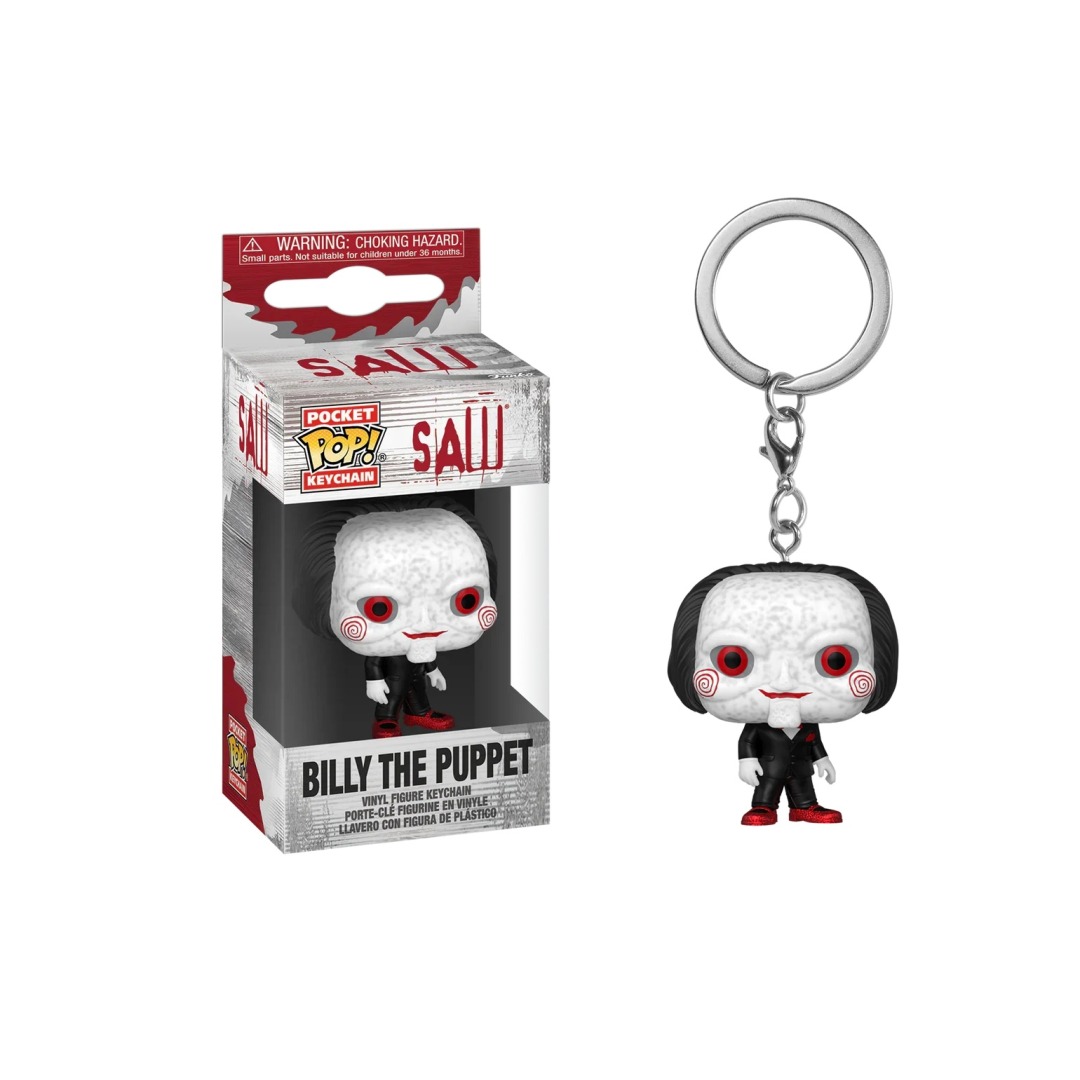 9845f3697bb4cfc7050c770b4ddc3521.jpg Pocket POP! Keychain Saw - Billy The Puppet - Image 1