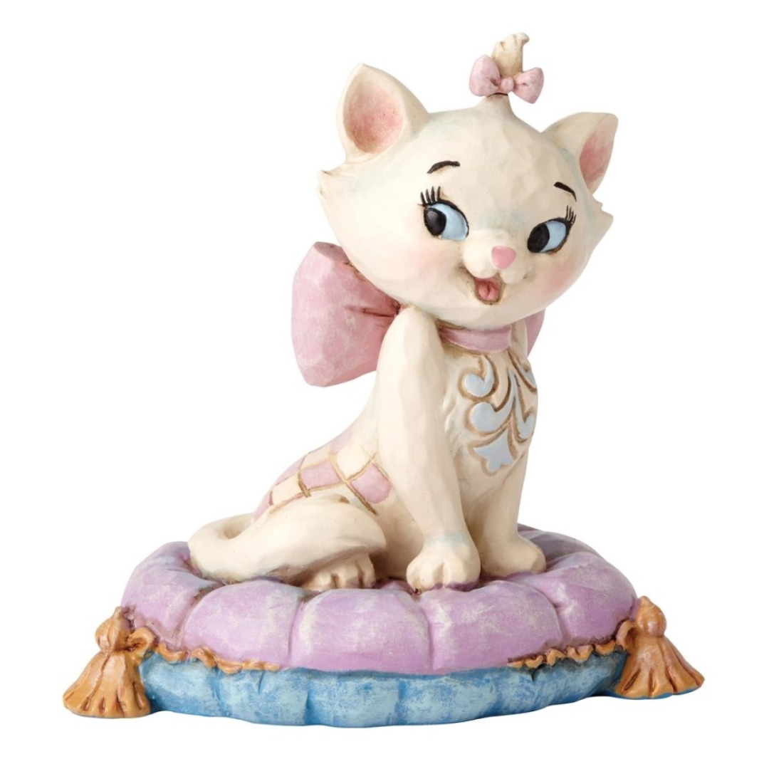 987b3ef1daf8e826d25da67768cef578-1.jpg Disney Marie on Pillow Mini Enesco Traditions Figurine - Image 1