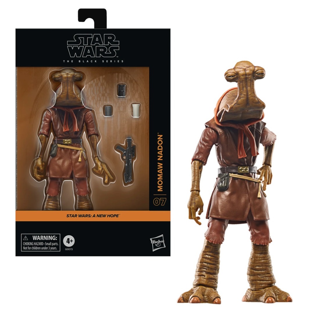 9920c8f6d89547cfdef0c234bd23036d-1.jpg Star Wars A New Hope Momaw Nadon The Black Series Hasbro Figure - Image 1