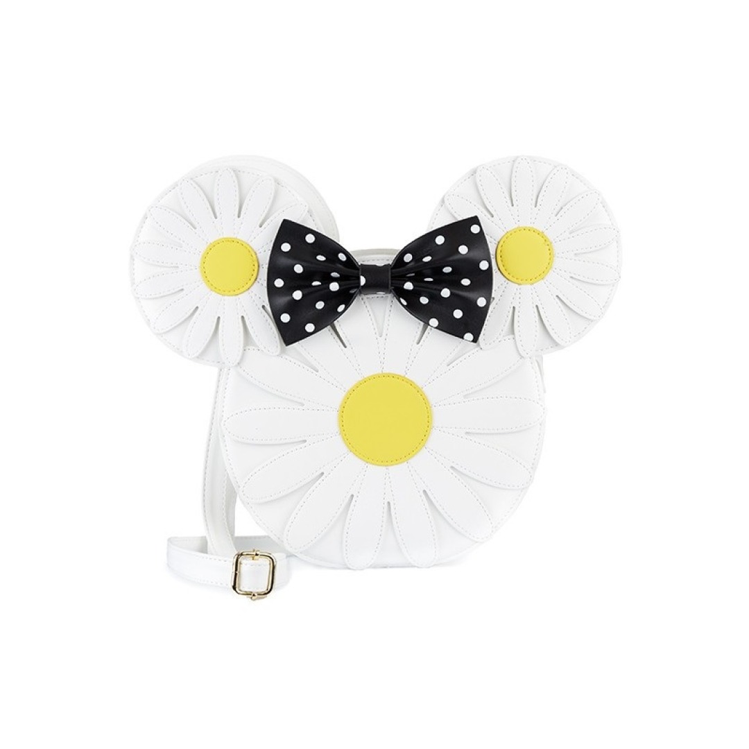 9959efd2926f0898f86ac11abaa71c29-1.jpg Disney Minnie Daisies Loungefly Crossbody Bag - Image 1