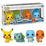 Funko POP! Pokemon 4 Pack - Pikachu / Bulbasaur / Charmander / Squirtle