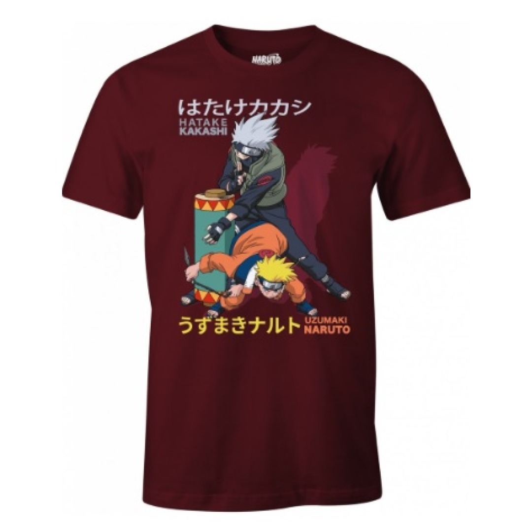 9c665ec37f9521aa10facb0ae2a488b1-1.jpg Naruto Kakashi & Naruto Men T-Shirt (M) - Image 1