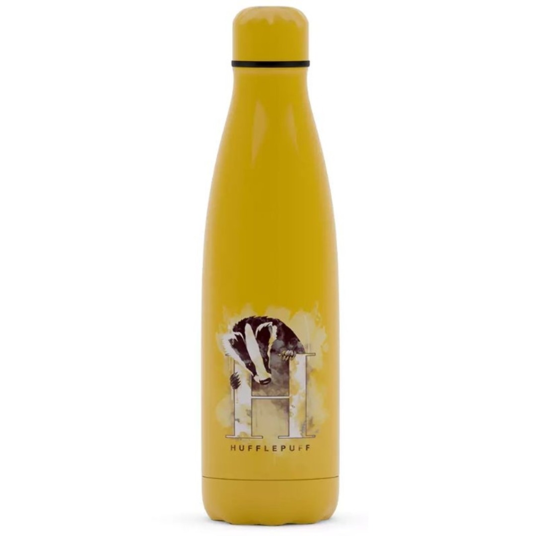 9c75e0cd66692ca90f7267c5c1ceeac0.jpg Harry Potter Hufflepuff Insulated Bottle 500ml - Image 1