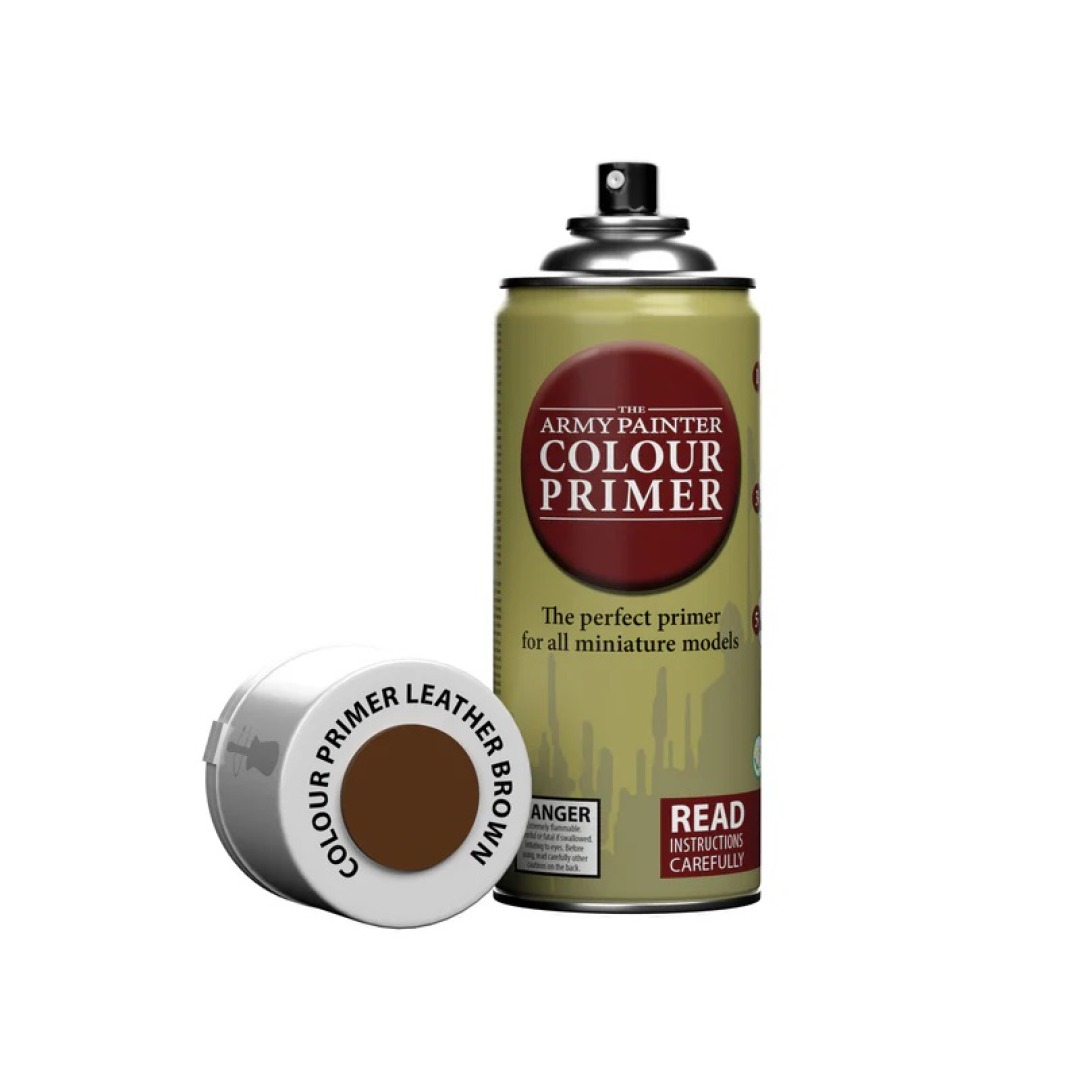 9c801c593f9100feaf8f796825efe7f4.jpg The Army Painter Colour Primer - Leather Brown - Image 1