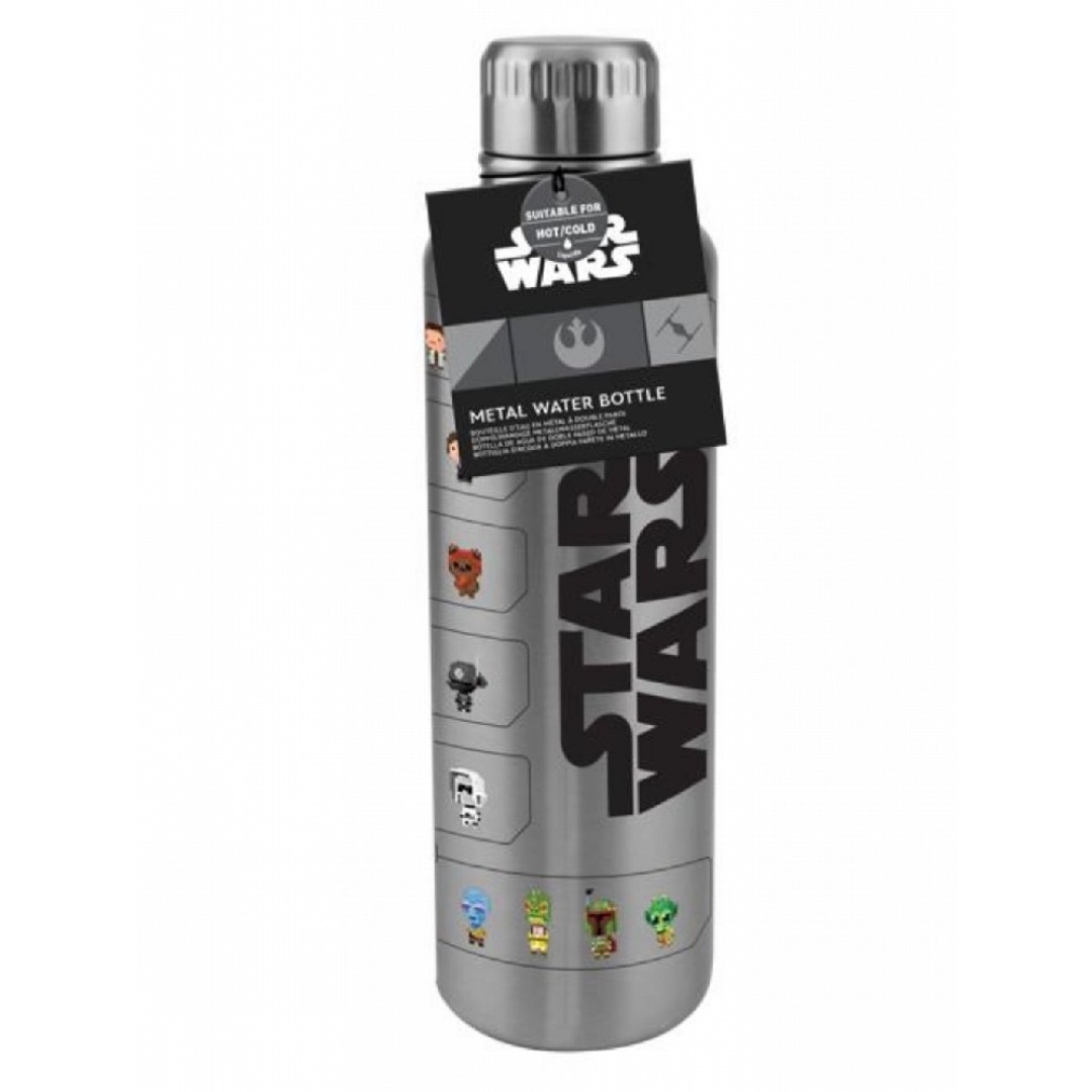 9d625ad3f2391e9f96c17a94cf3ac2fe.jpg Star Wars Metal Water Bottle 500ml - Image 1