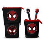 Marvel Spider-Man Vertical Pencil Case + 2 Gel Pen