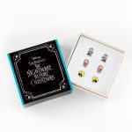 Disney Nightmare Before Christmas 3. Pairs of Studs Earrings Plated Brass