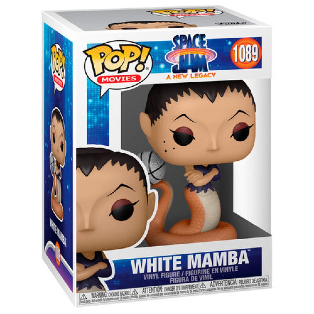 9f0a97ff6c522a04c9e766aa225d2b9b.jpg Funko POP! Space Jam A New Legacy N° 1089 - White Mamba - Image 1