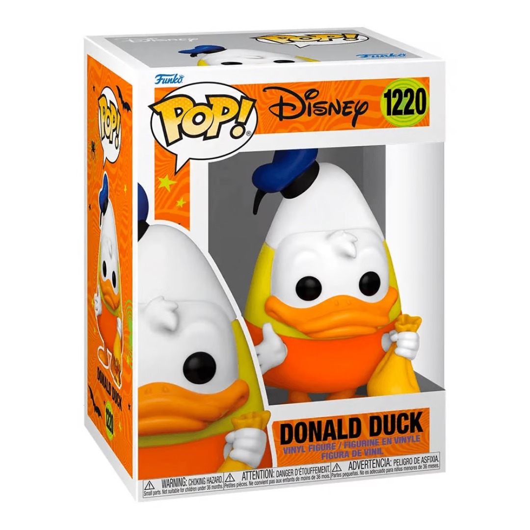 9f2afc82b488e36a2f412c68f6abf80f.jpg Funko POP! Disney N° 1220 - Donald Duck Trick Or Treat - Image 1