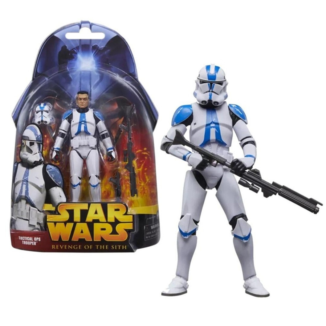 9f88a5d7a00235036b743dbf45e9f2e2-1.jpg Star Wars Revenge Of The Sith Tactical Ops Trooper The Black Series Hasbro Figure - Image 1