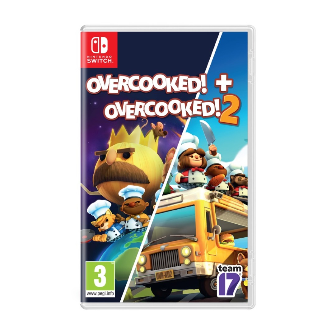 9f98224f04e5ce51caea38a2775d0374.jpg Nintendo Switch Overcooked + Overcooked 2 Double Pack - Image 1