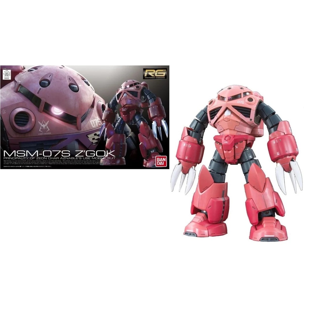 a05da5a34da06312337de66005a2b2e3.jpg Gundam MSM-07S Z'Gok RG 1/144 Bandai Model Kit - Image 1