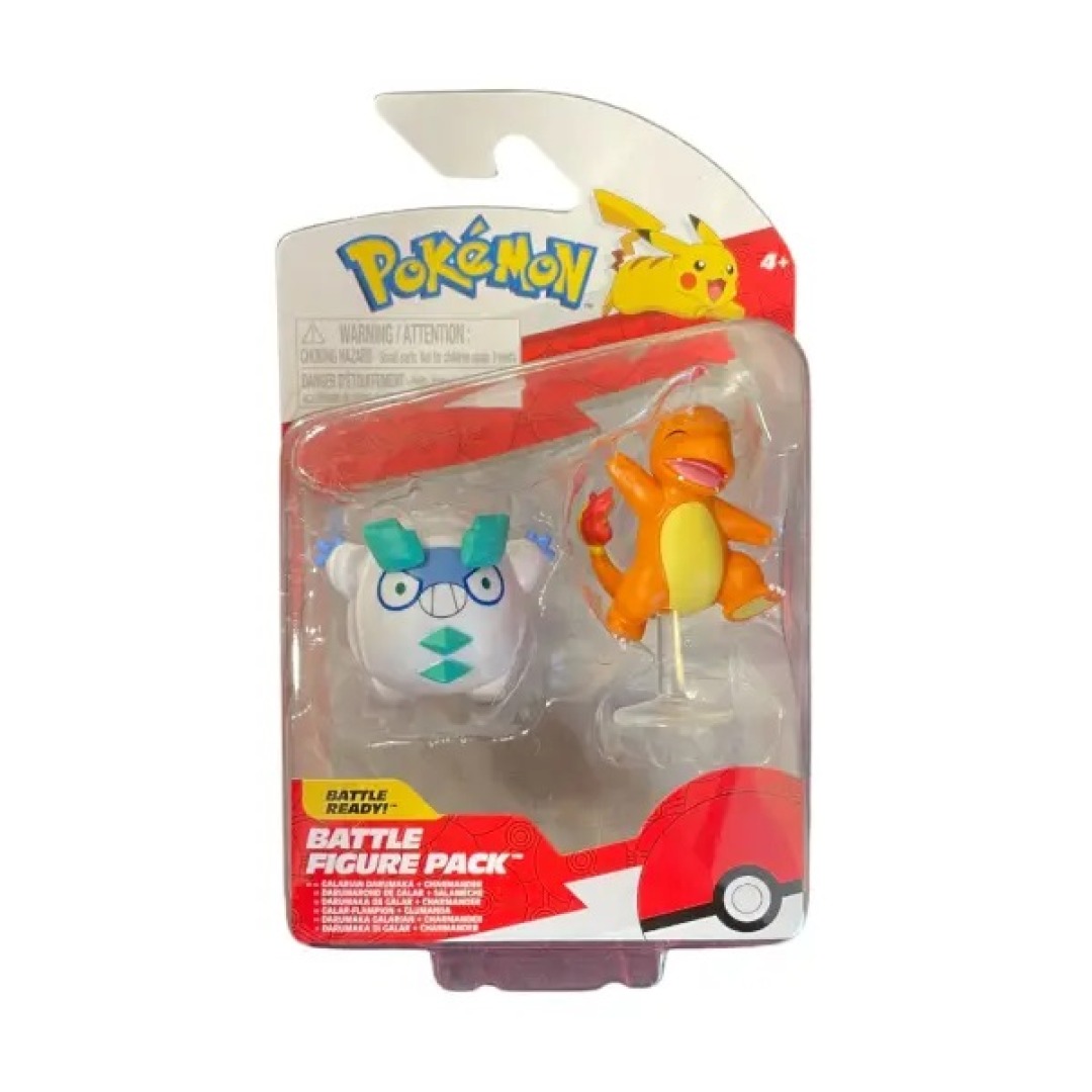 a08928c5af5118335795c47904eeb4c9.jpg Pokémon Darumaka & Charmander 2 Pack Battle Figure Set Figure - Image 1