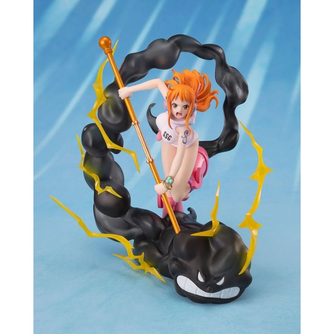 a1e4dda45c0117bad7cb2634548c549b.jpg One Piece Nami "Extra Battle" FiguartsZERO Bandai Statue - Image 1