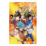 Dragon Ball Survival Heroes Poster 3D - 58x38cm