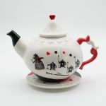 Disney Queen of Hearts Ceramic Teapot