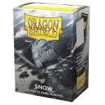 Dragon Shield Matte Snow Dual Sleeves (100 Sleeves)