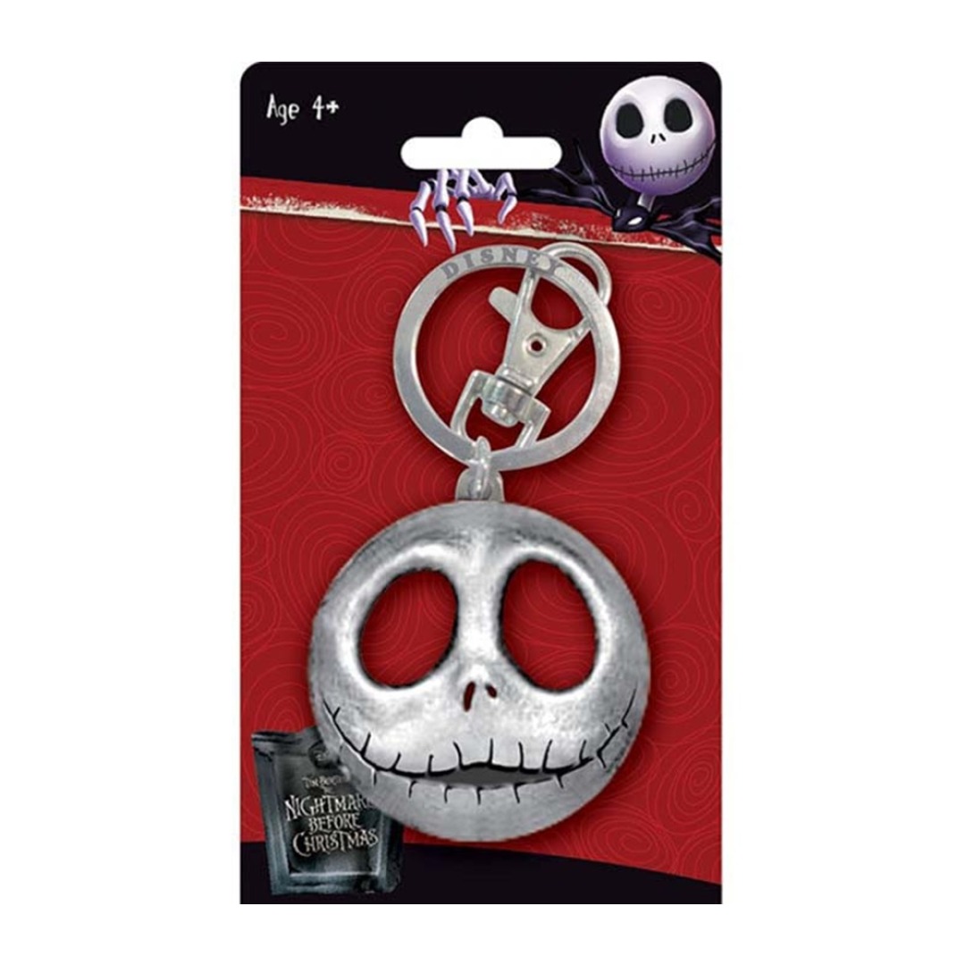 a3d53cf03bbbe35c6479e818e9e0e89c-1.jpg Disney Nightmare Before Christmas Jack Head Keychain - Image 1