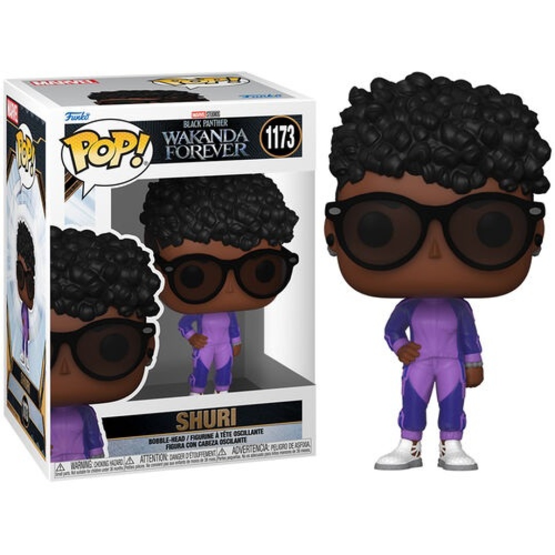 a4ddcba0dfcad55c4c24093b44a991ef.jpg Funko POP! Marvel Black Panther Wakanda Forever N° 1173 - Shuri - Image 1
