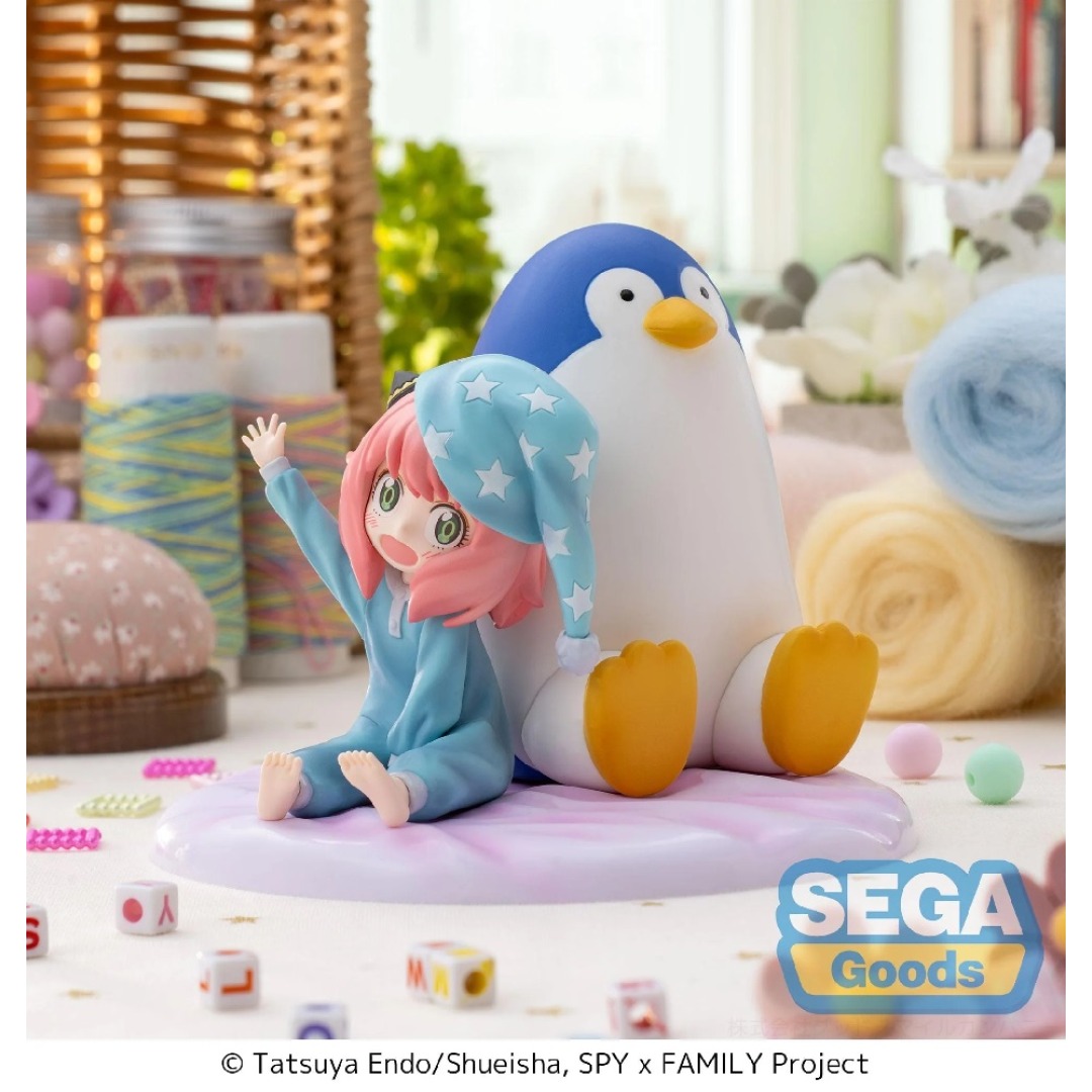a5278fdaa3fe3d4e8fd4893db338f7e9.jpg Spy X Family Anya Pyjamas Version 2 Luminasta Sega Goods Statue - Image 1