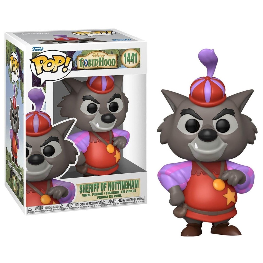 a5771b462c70cce7d4a2981fabdd5e5f.jpg Funko POP! Disney Robin Hood N° 1441 - Sheriff Of Nottingham - Image 1