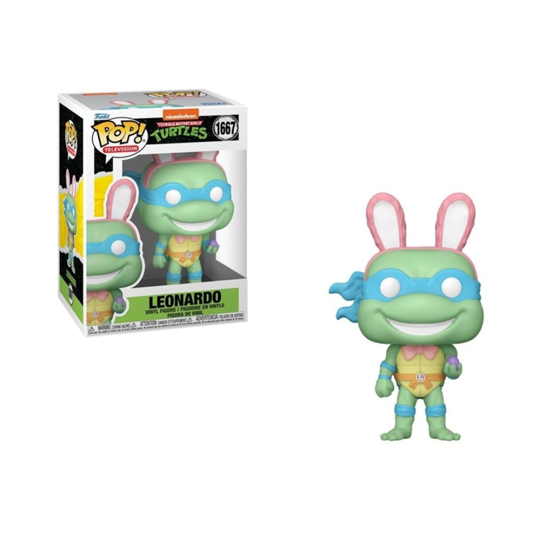 a6a7d9045c6003d300aa73ff773aff5e.jpg Funko POP! Teenage Mutant Ninja Turtles N° 1667 - Leonardo as Bunny - Image 1