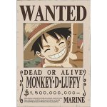 One Piece Luffy Wanted Wall Light Led 30cm