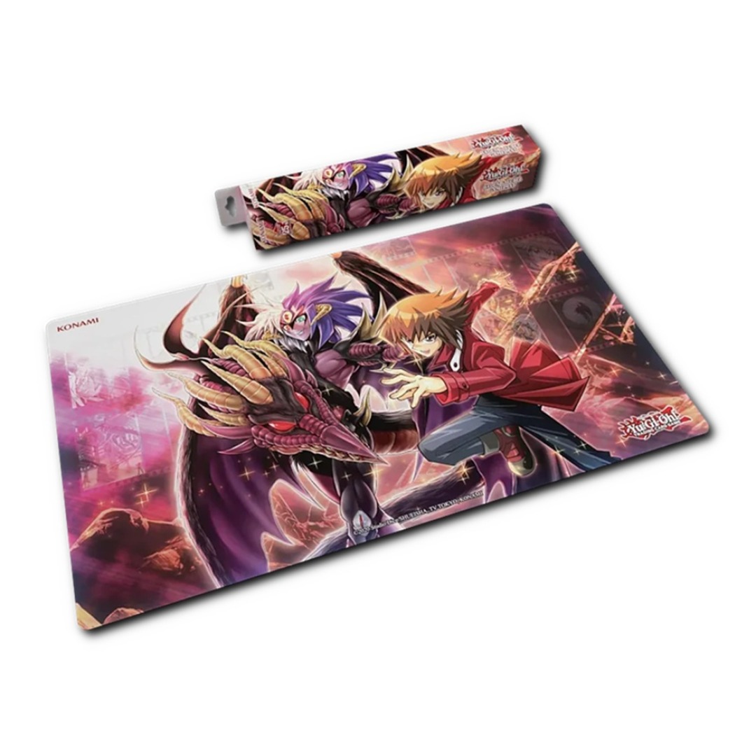 a7e6daf36ed41431987b8bd8326ea824.jpg Yu-Gi-Oh! TCG: Jaden and Yubel Game Mat - Image 1