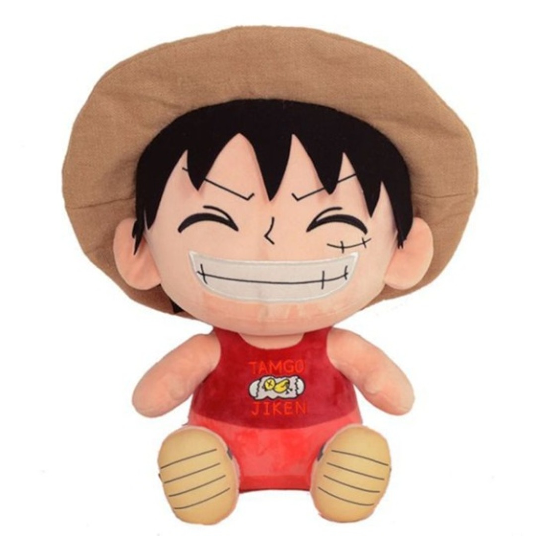 a917c65e7b1e070e168efefd206e24fa.jpg One Piece Ruffy Plush 20cm - Image 1