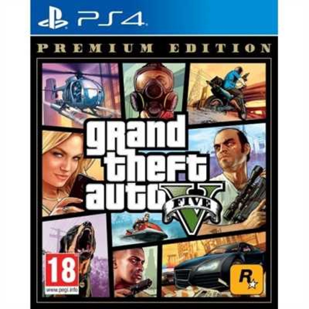 a93065b07181940a513c7d3811ae370a.jpg PS4 GTA Grand Theft Auto 5 - Premium Edition - Image 1