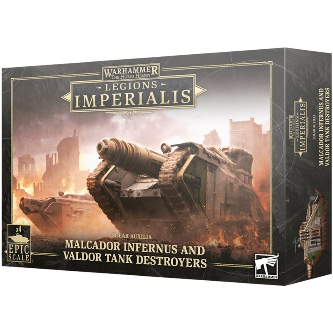 a957e154d3dc9ced0176ca37e6457af7-1.jpg Warhammer The Horus Heresy Legions Imperialis Solar Auxilia Malcador Infernus And Valdor Tank (03-57) - Image 1