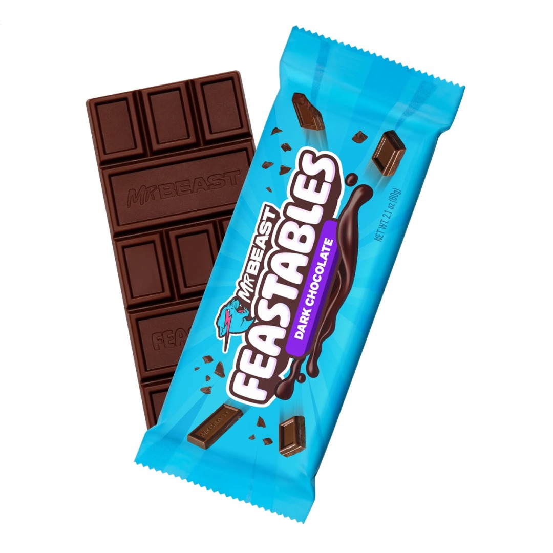 ac835a8402787c481526a1db48ab5291.jpg MrBeast Feastables Original Chocolate Bar 60g - Image 1