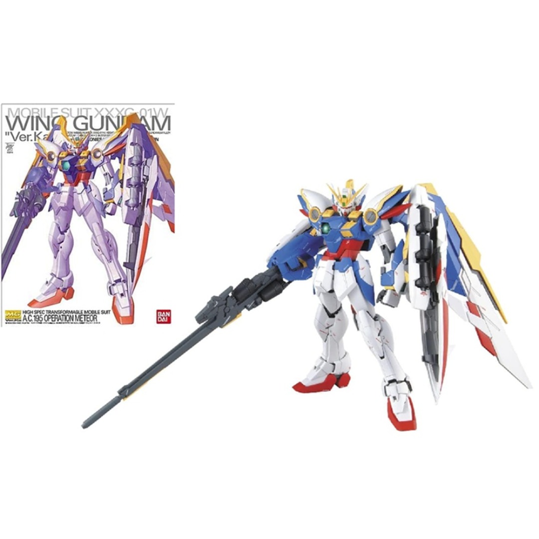 ace32ac64cda2d89958d7a7ba971bbc0.jpg Gundam Wing Gundam Ver.Ka MG 1/100 Bandai Model Kit - Image 1