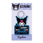 Kuromi Blue Rubber Keychain