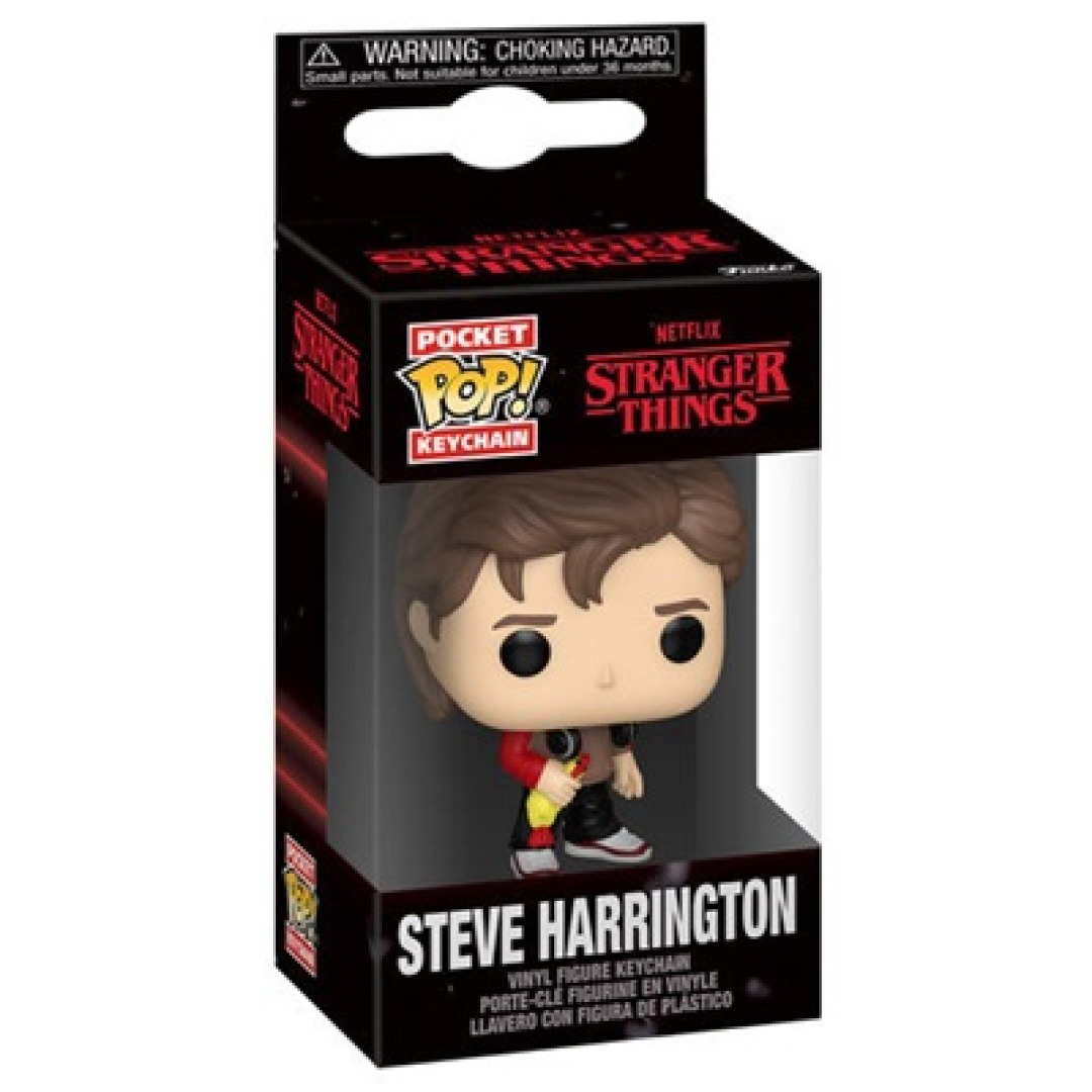 ad3544f3932a6c2a57233482e375b6e2.jpg Pocket POP! Keychain Stranger Things - Steve Harrington - Image 1