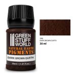 Green Stuff World Natural Earth Pigments Dark Brown Earth 30ml