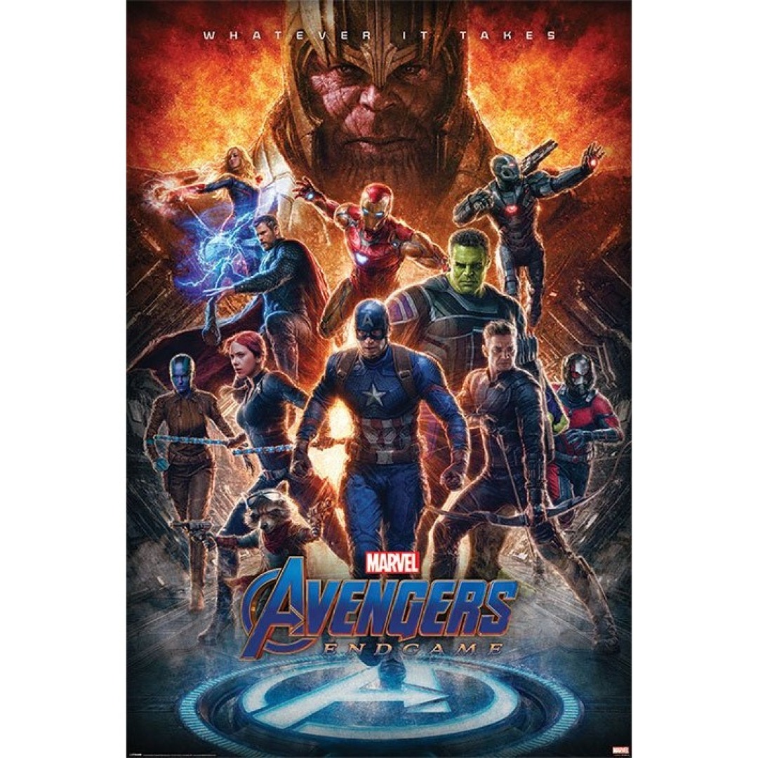 af1115eeef9f0d626552b937e02231c7.jpg Avengers Endgame Whatever it Takes Poster 61x91cm - Image 1