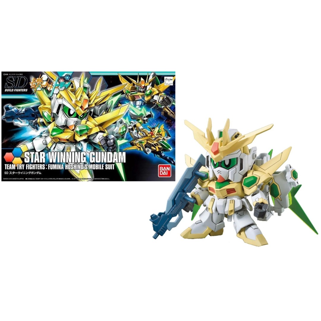 b0822b7741f7aff21aefdbe0b97753a6.jpg Gundam Star Winning TTF SD Build Fighters Bandai Model Kit - Image 1