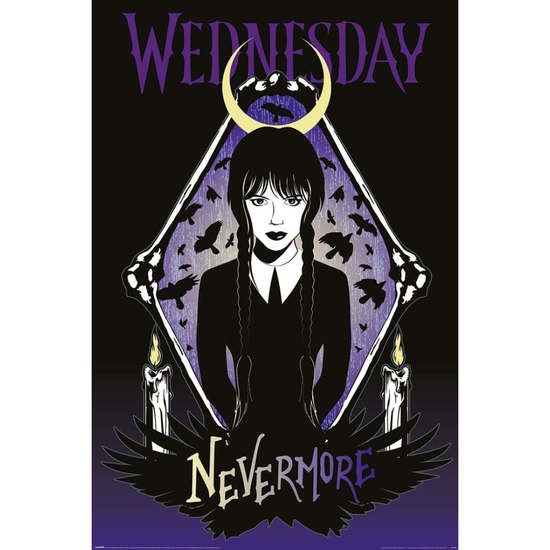 b209efaeb4945c501c924062dad63fe4.jpg Wednesday Ravens Poster 61x91cm - Image 1